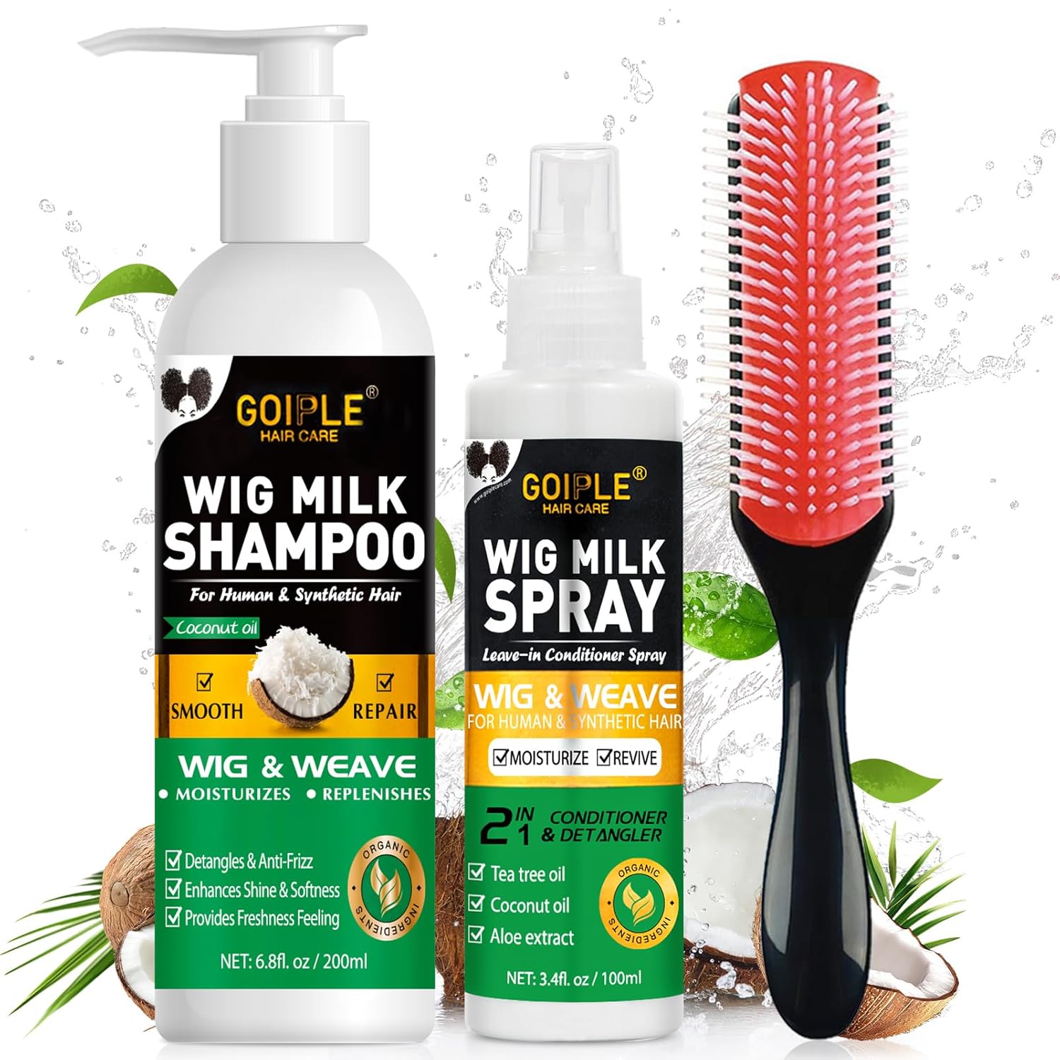 Hair Care Women - GOIPLE 3 in 1 Wig Care