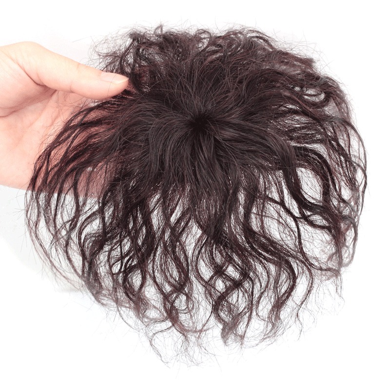 Hair Care Women - Mechanism Human Hair 6X6Cm Curly Hair