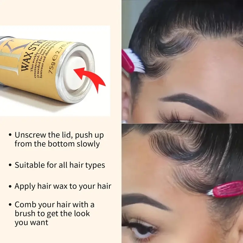 2/5Pcs Hair Wax Stick For Kids - Hair Care Women 评论和价格