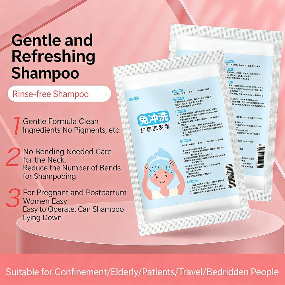No Rinse Waterless Shampoo Cap - Hair Care Clinic 评论和价格