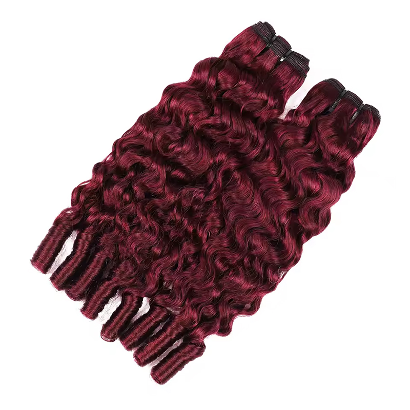99J Burgundy Burmese Curly Bun - Hair Care Women 评论和价格