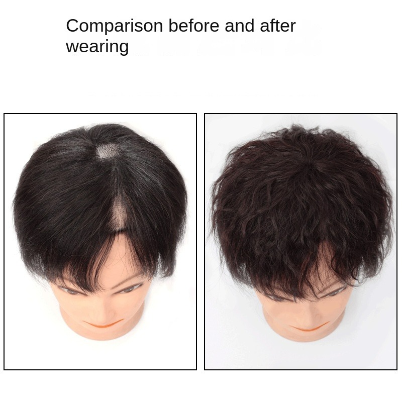 Mechanism Human Hair 6X6Cm Cur - Hair Care Women 评论和价格